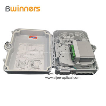 1X16 PLC Splitter Fiber Access Terminal Box para FTTH